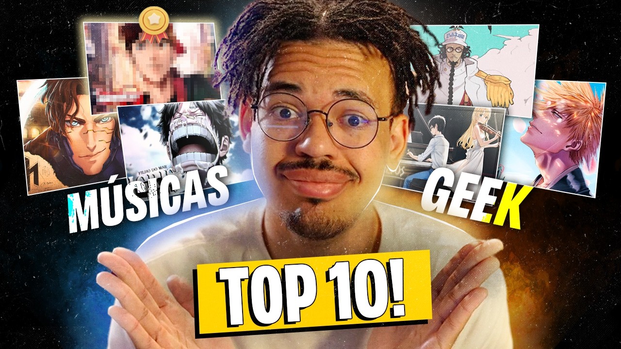 TOP 10 🏆 MELHORES MÚSICAS GEEK! (RAP DE ANIME)