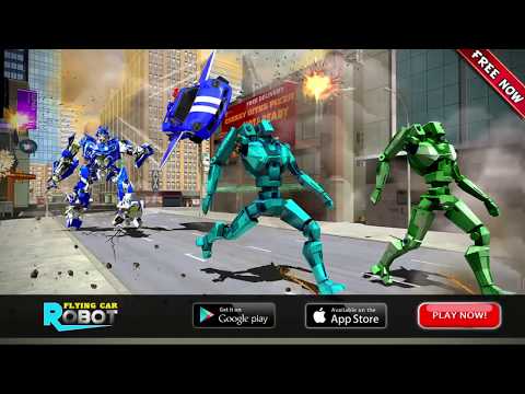 Real Police Flying Car Robot Transformation Game (by Cradley Creations)