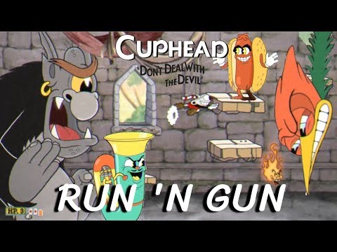 Cuphead - All Run 'n Gun Levels | Pacifist [P-Rank]