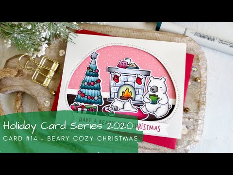 Holiday Card Series 2020 #14 | Copic Coloring | Lawn Fawn