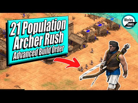 21 pop AOE2 Archer Rush Build Order for ANY CIV!
