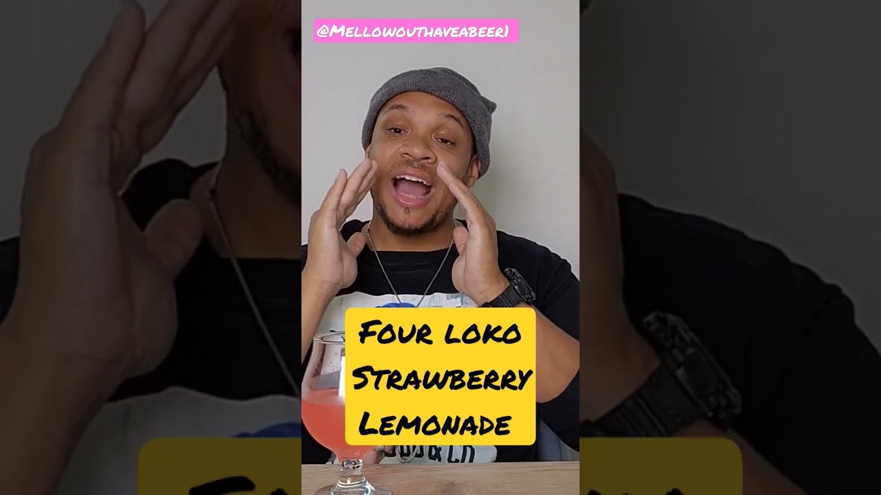 Four Loko Strawberry Lemonade #shorts #short #firstreaction #review #reaction #lol #beer #fourloko
