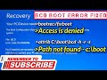 HOW TO fix Boot Error Code 0xC0000098 | Inaccessible_Boot_Device | BCD errors