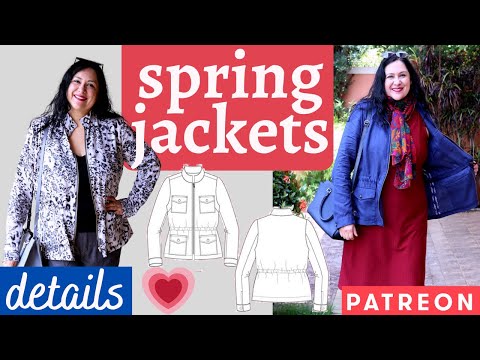 2 Gorgeous LINEN SPRING jackets. Delaware (Itch to...