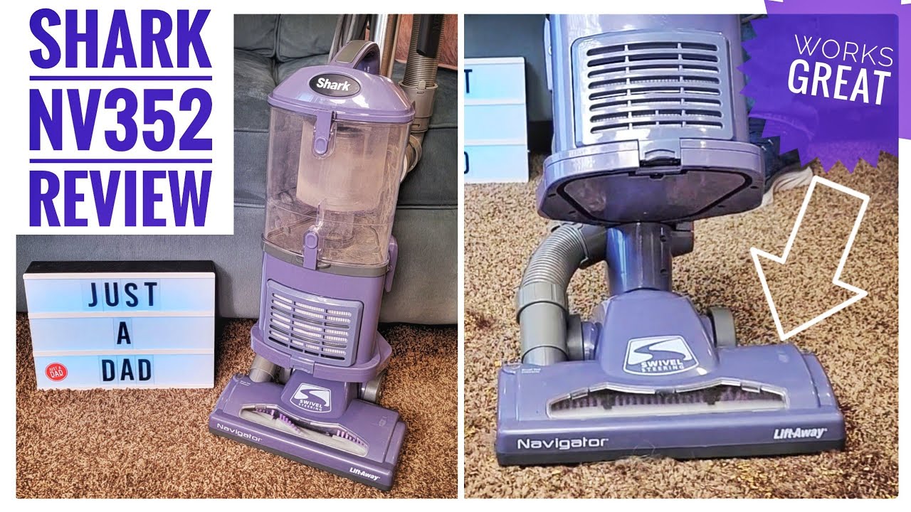 Shark NV352 Navigator Lift Away Upright Vacuum Review     Works Great!