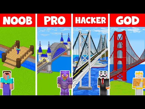 Insane Bridge House Challenge in Minecraft!