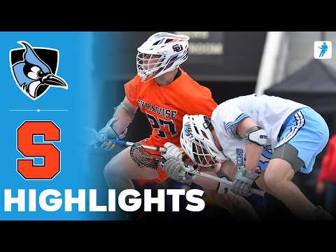 Johns Hopkins vs Syracuse | NCAA College Lacrosse | Highlights - March 07, 2026