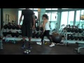 Power Band Side Steps Dumbbell Upper Body Series Dre Baldwin