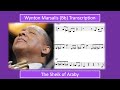 Wynton Marsalis – The Sheik of Araby (Bb) Transcription
