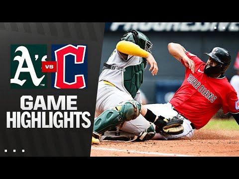 Athletics vs. Guardians Game Highlights (7/20/25) | MLB Highlights