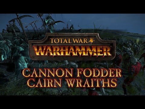 Total War: Warhammer - Cannon Fodder: Zombie Horde vs Cairn Wraiths!