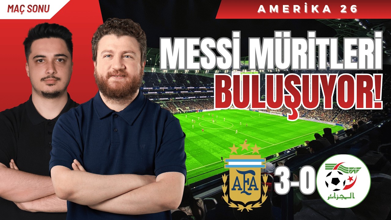 Uykumuz Uğruna Feda! Lionel Messi Hattrick... Arjantin 3-0 Cezayir
