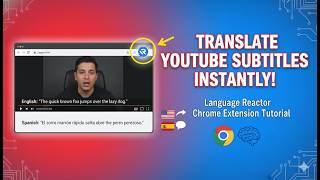 Language Reactor Chrome Extension - How to Translate YouTube Subtitles & Learn Languages Fast