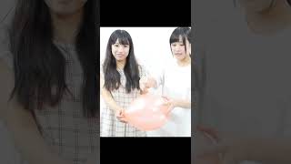 風船割りが苦手なアミナ　Trying Balloon Popping for the First Time!