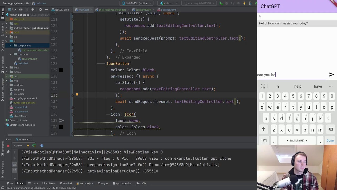 Coding Live - ChatGPT App Clone - OpenAI API with Flutter