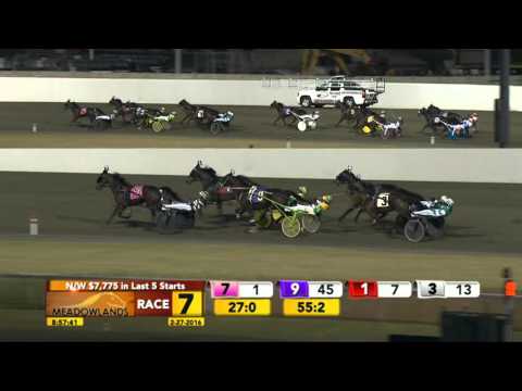 Meadowlands February 27, 2016 - Race 7 - Knocking Around