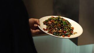 Fried river shrimp with chives — Lestov intelligent cooker cooking show#cooking #food #lestov