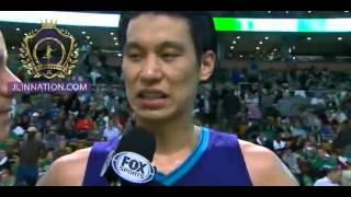 Jeremy Lin half-time interview - Hornets vs Celtics