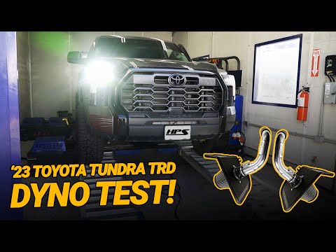 2023 Toyota TRD 4X4 Tundra Air Intake Dyno Testing l HPS Performance