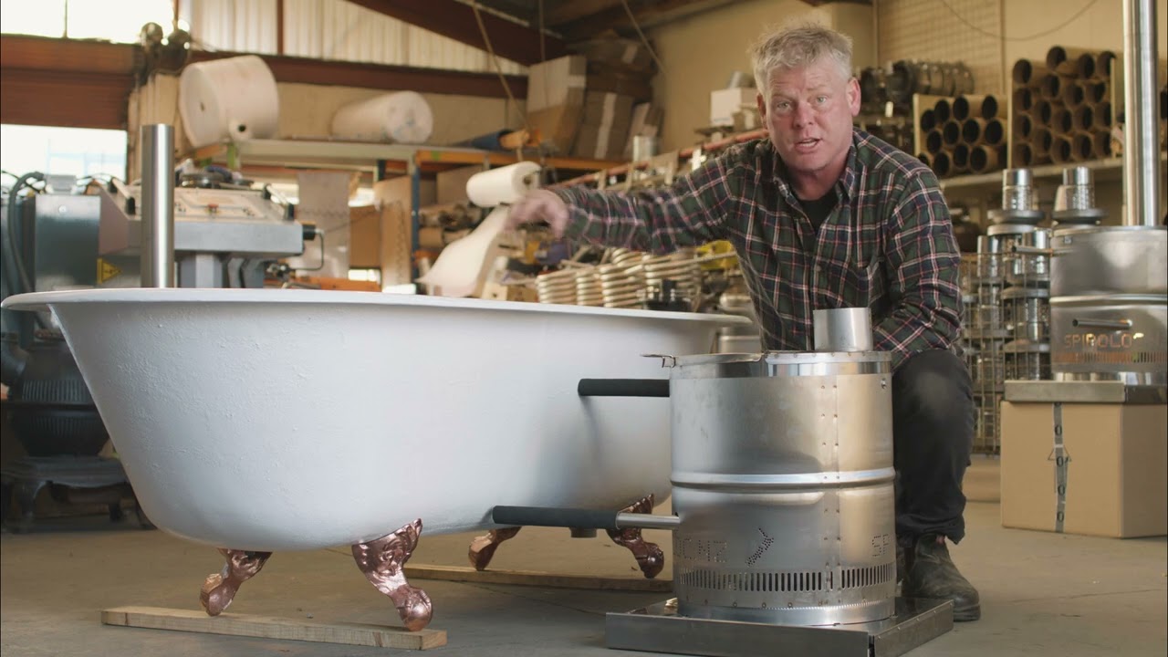 Getting The Holes In The Right Place Wood Fired Outdoor Bath Heater