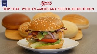 Americana Gourmet Burger Recipe: Seeded Brioche Bun