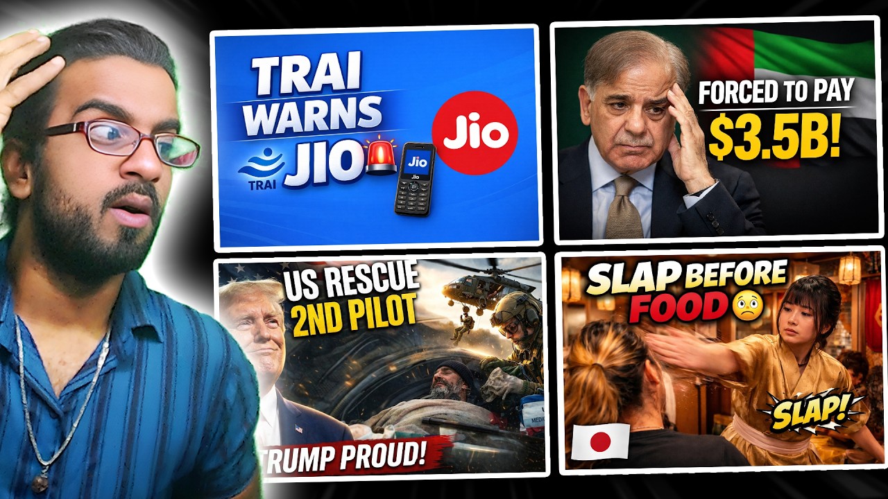 TRAI Warns Jio on Discrimination Plan, US Rescue 2nd Pilot, UAE Forced Pak to Repay $3 5 Billion