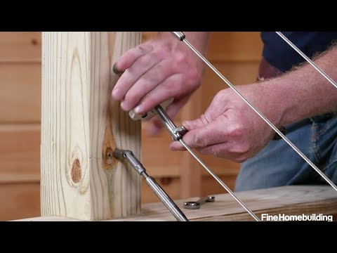 How to Install Cable Rail on Stairs