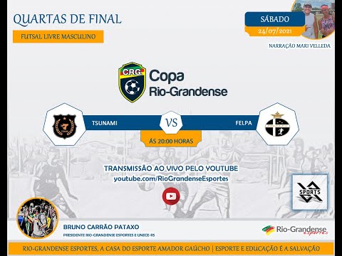 Quarta de final Copa Rio-Grandense futsal 2021 - Tsunami x Felpa