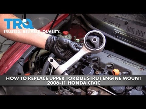 How to Replace Upper Torque Strut Engine Mount 2006-11 Honda Civic