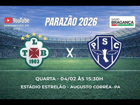 TUNA LUSO X PAYSANDU - 1ª DIVISÃO - PARAZÃO 2026