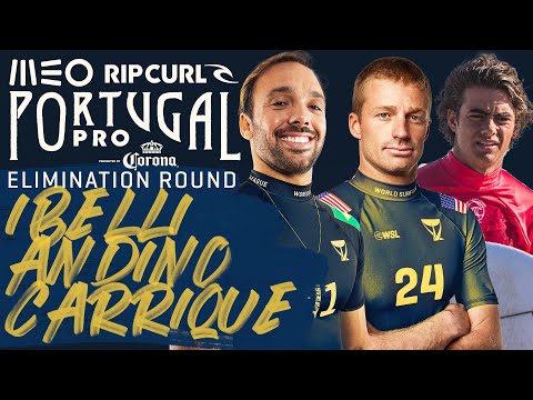 Caio Ibelli, Kolohe Andino, Tiago Carrique | MEO Rip Curl Portugal - Elimination Round Heat Replay