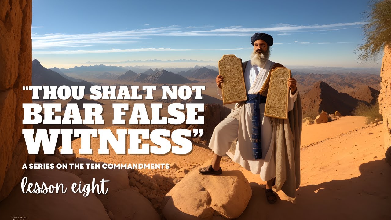 “Thou Shalt Not Bear False Witness" | Ten Commandments: Lesson 10