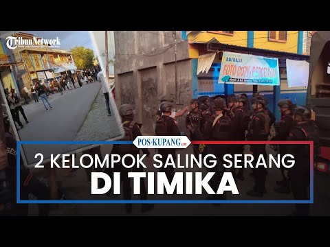 Dua Kelompok Saling Serang di Jalan Ki Hajar Dewantara Timika