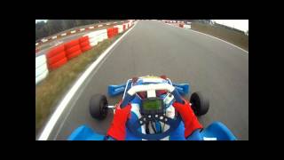 preview picture of video 'Embsen 21.04.2012 - Kart Training Onboard . G.P 10 - Iame X30'