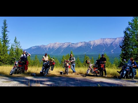 Going to the Sun Road on Honda CT90s | Lifan 125cc