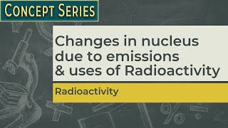 Changes within nucleus in Alpha, Beta & Gamma Emission | Uses of Radioactivity | Class 10 | PHQ