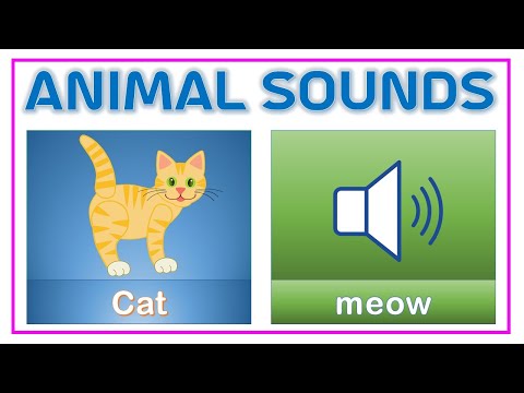 Animal Sounds for kids | Learn Animal name and sound for children