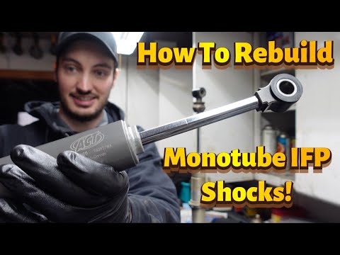 How To Rebuild A Monotube Internal Floating Piston ATV/Snowmobile Shock!