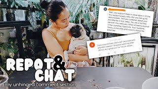 2+ hours of repot & chat #12 - why i'm not the internet's cup of tea 🙈