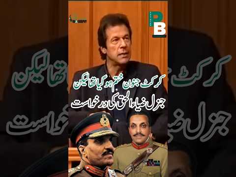 Imran Khan ko Gen Zia Ul Haq nay kya Request ki? | Kya 1987 Mai imran Khan ny cricket chor di thi ?