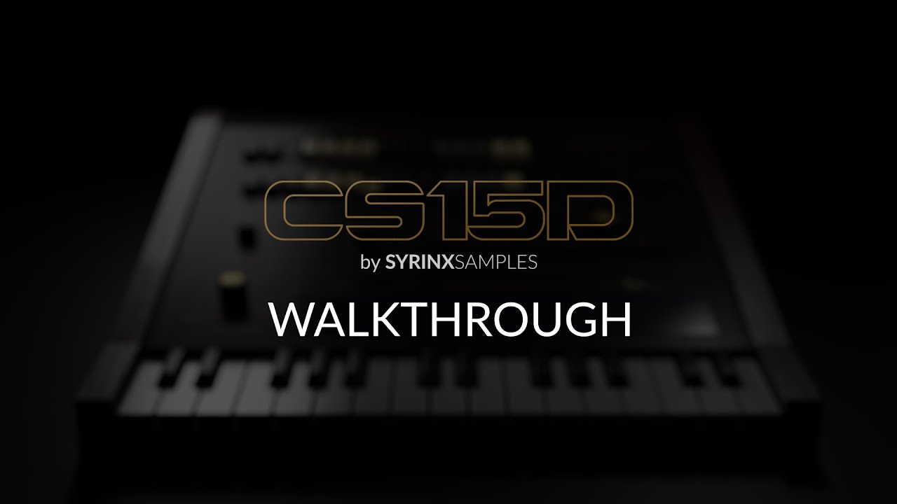 SYRINXSAMPLES. CS15D - Walkthrough