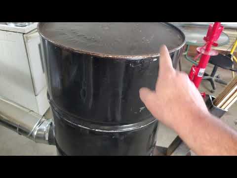 Diy Rocket mass shop heater