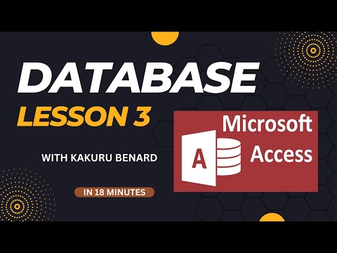 Database Lesson 3