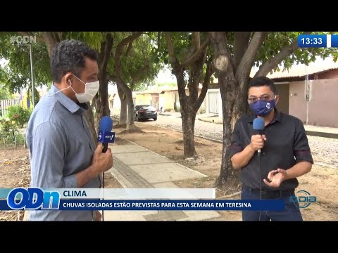 Chuvas isoladas estaÌƒo previstas para esta semana em Teresina 20 10 2021