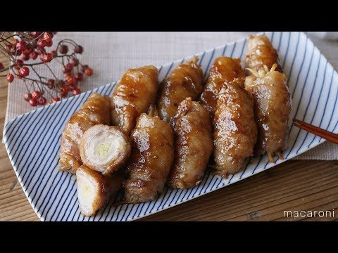 豚バラ大根のピリ辛しょうが巻き
