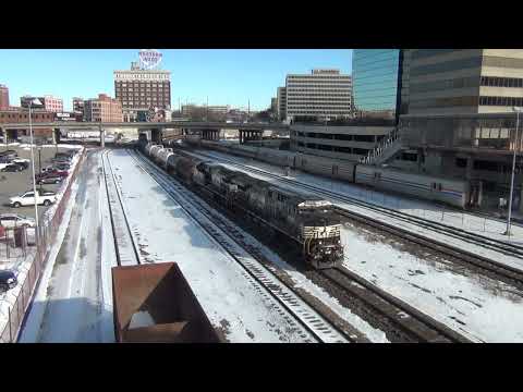 NS #4842 Leads NS 115. Kansas City, MO 1/31/26