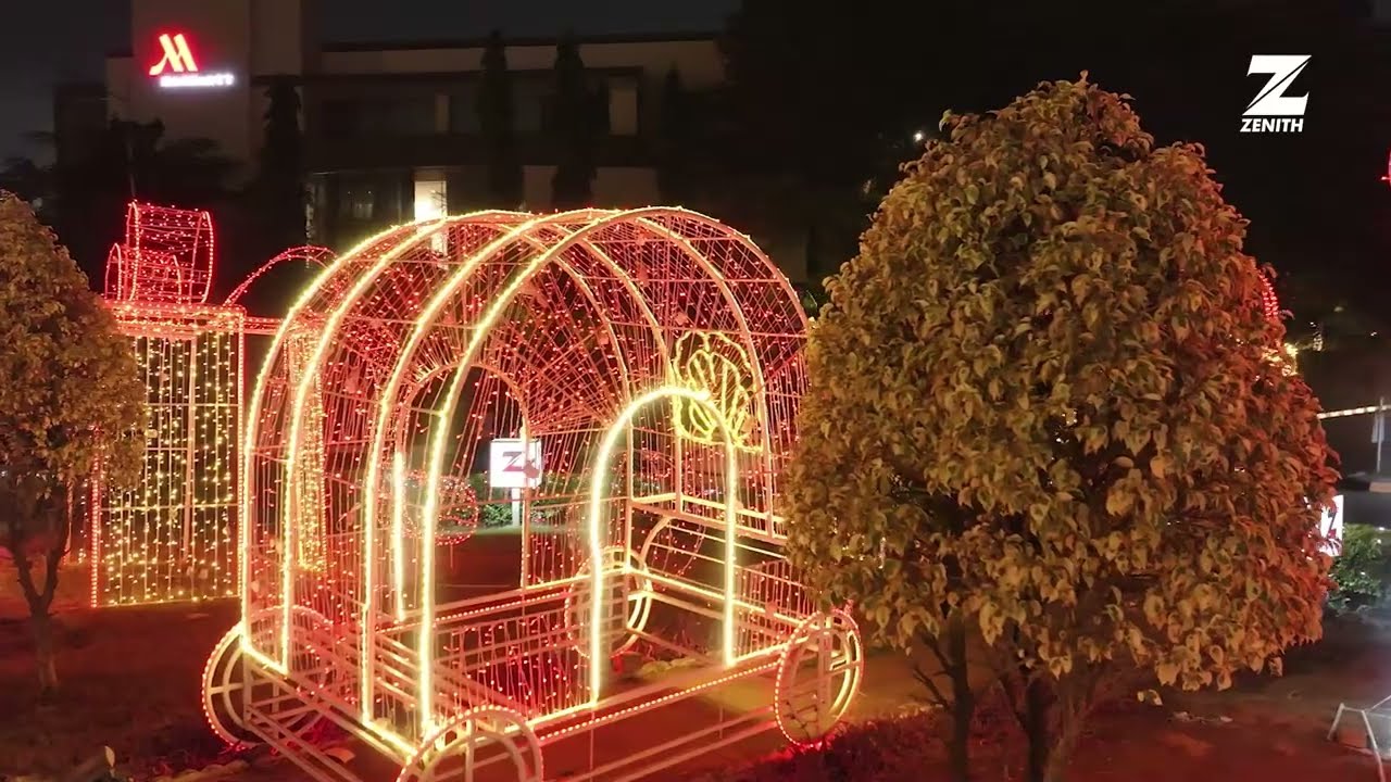 Zenith Bank Ghana Lights Up the Airport Roundabout