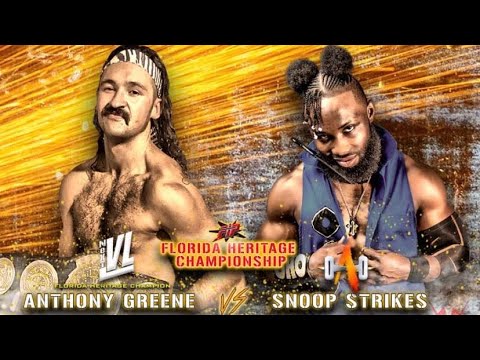 Anthony Greene vs Snoop Strikes (FLORIDA HERITAGE CHAMPIONSHIP)           Full impact Pro Wrestling