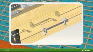 FDY-V Duet proSky megemelt forgástengelyű tetőtéri ablak alsó bevilágítóval