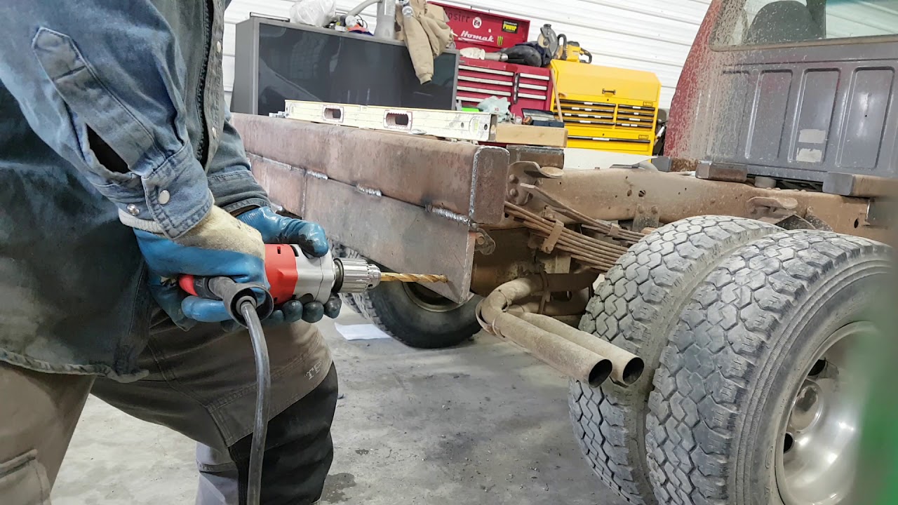 Can you drill holes in the semi truck frame? Tipseri